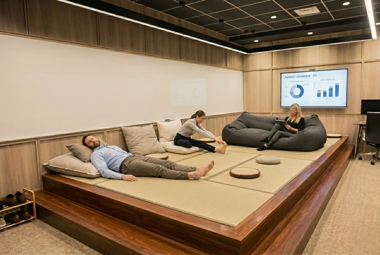 オフィス　畳　小上がりスペース