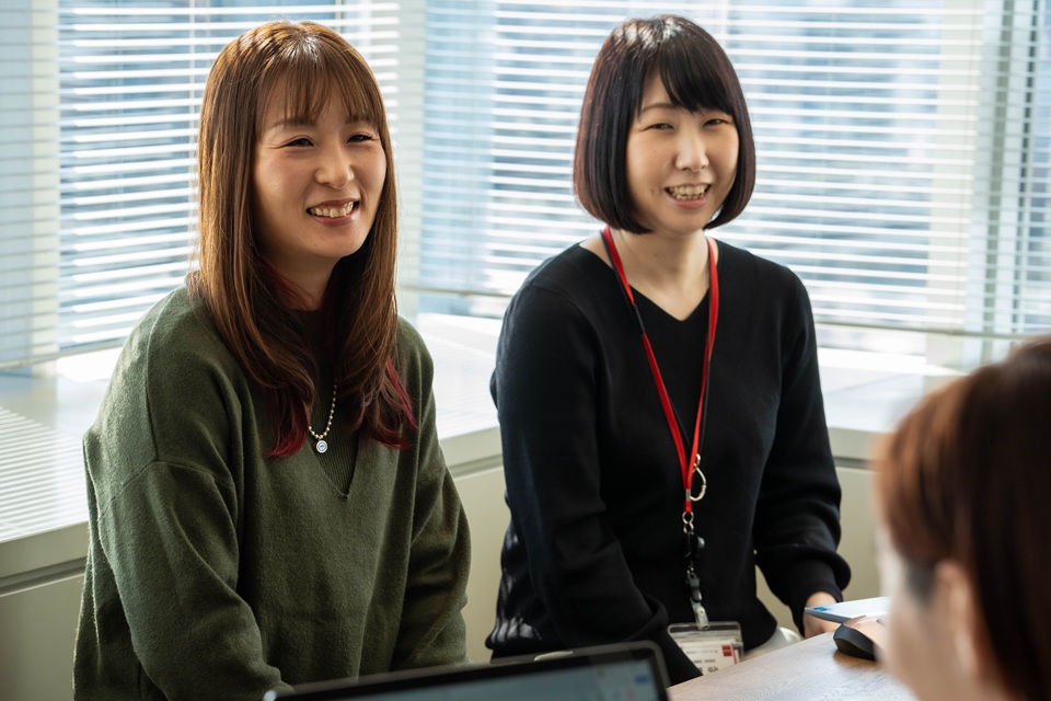 インタビュー風景