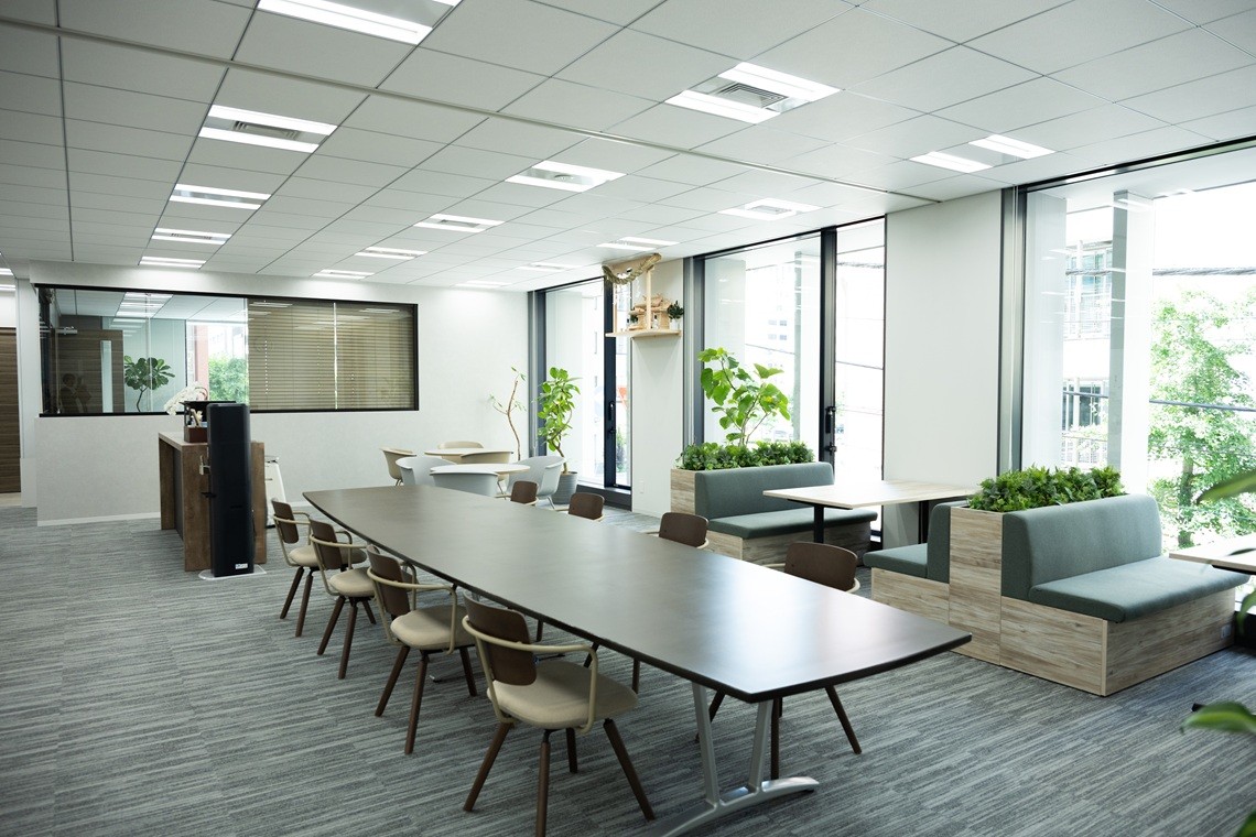 オフィス内装デザイン　リフレッシュスペース