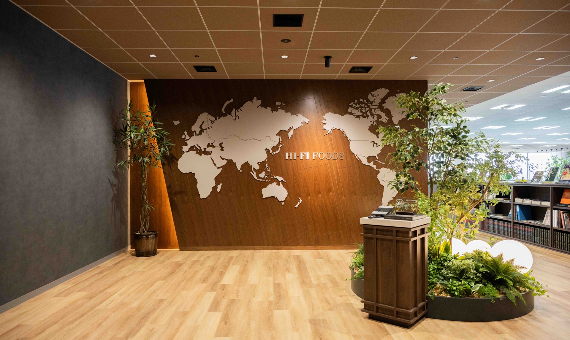 エントランス　オフィス内装デザイン