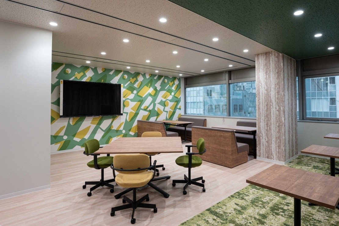 オフィス内装デザイン　リフレッシュスペース