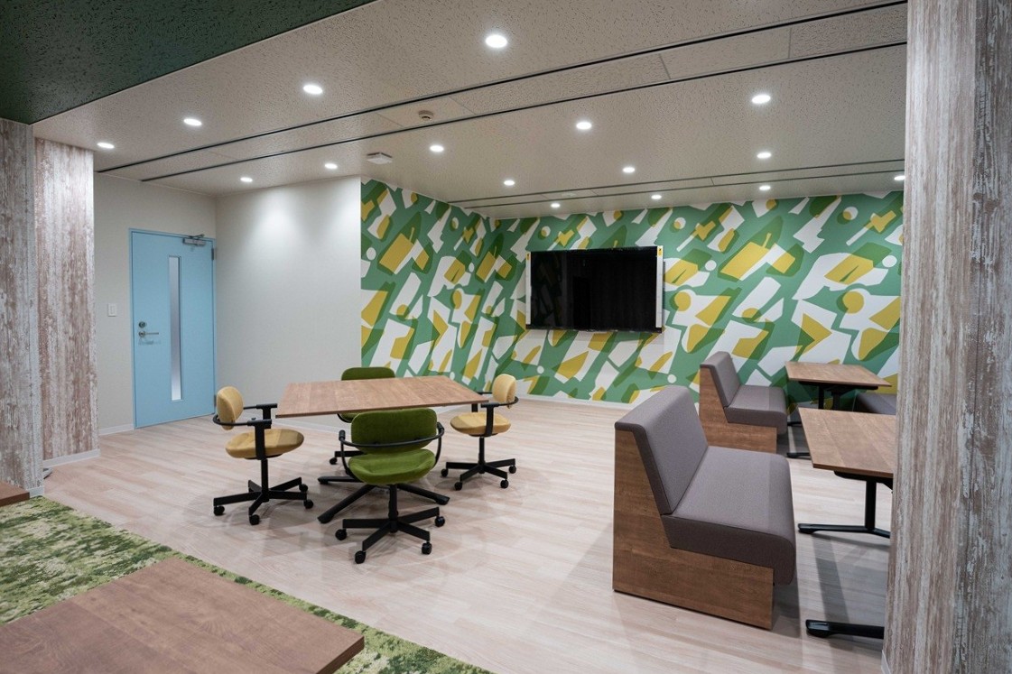 オフィス内装デザイン　リフレッシュスペース