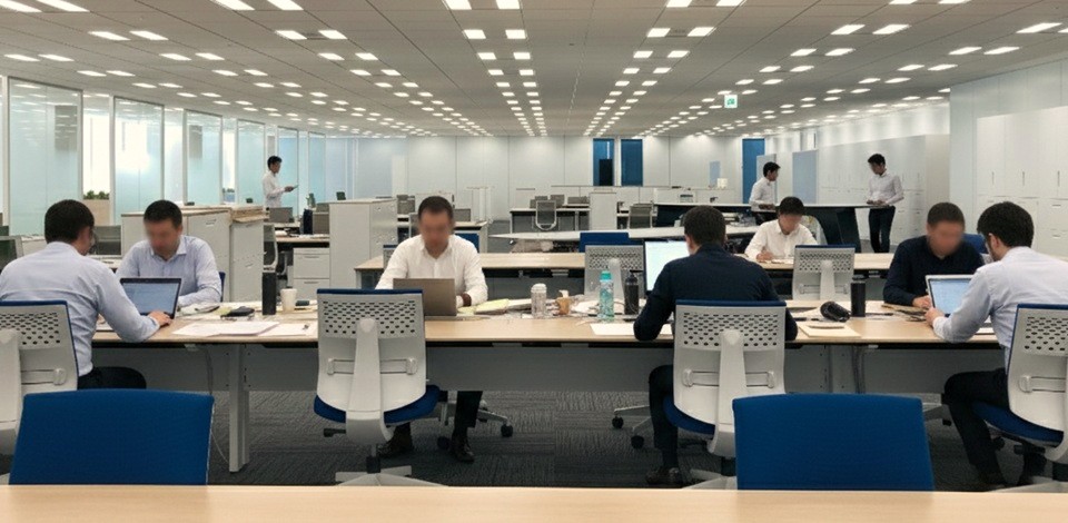 オフィス風景　執務室