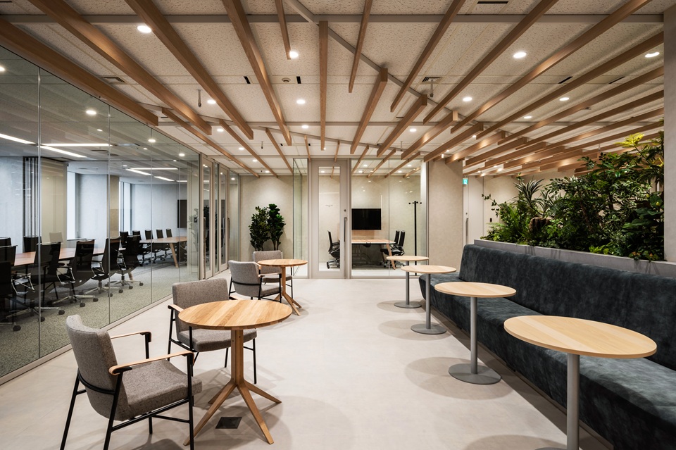 オフィスデザイン　リフレッシュエリア