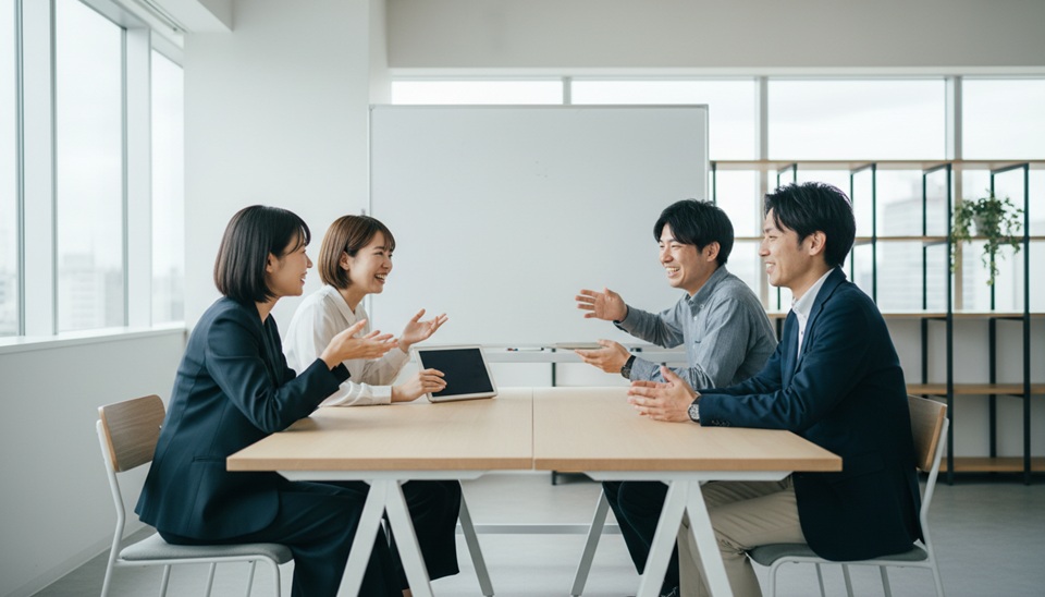 対向式レイアウト