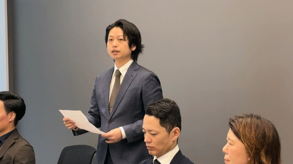 入社式　株式会社グッドライフ